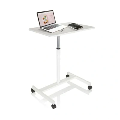 Afbeelding van Computer bureau Wit Statafel / laptop bureau/standaard Stand Vm Su