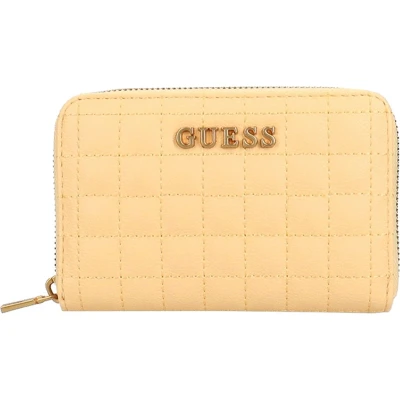 Afbeelding van Guess Tia Slg Medium Zip Around cornsilk Dames portemonnee