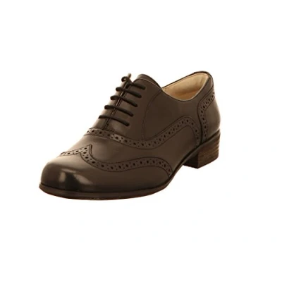 Afbeelding van Clarks Hamble OAK Veterschoenen, Dames, Maat: 40, Black Leer