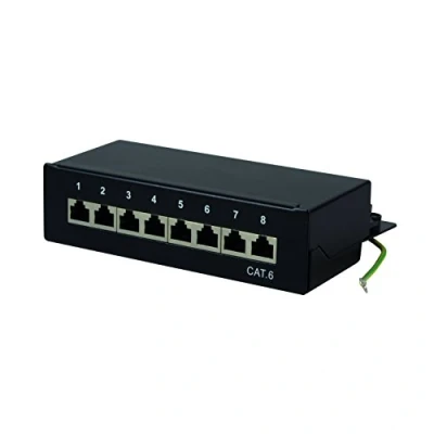 Image de Logilink desktop patch panel kat. 6, geschirmt, 8 port, sw np0017b