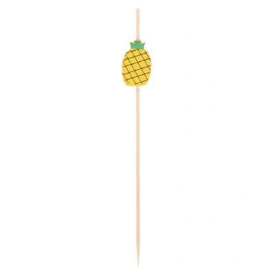 Afbeelding van Ananas Cocktailprikkers 12cm 20 stuks