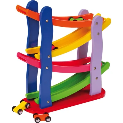 Afbeelding van Small Foot Auto racebaan Multi kleuren 4 auto&#039;s inbegrepen