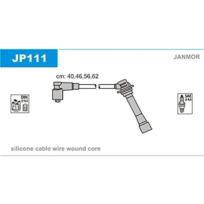 Afbeelding van JANMOR JP111 Bougiekabelset MAZDA: FAMILIA 5