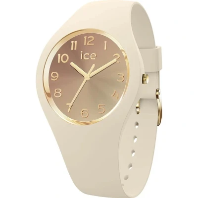 Afbeelding van ICE Watch sunset Almond cappuccino 024985 Horloge Siliconen Crème Ø 37 mm