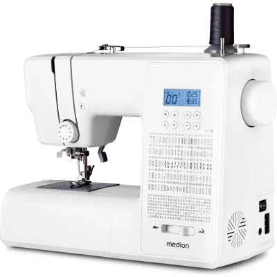 Afbeelding van Medion Digitale naaimachine SD36 (MD11881) instelbare steeklengte en steekbreedte 270 steekpatronen geïntegreerd accessoirevak 36 watt motorvermogen