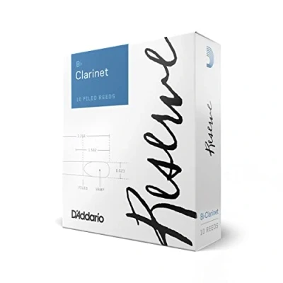 Image de D&#039;Addario DCR1030 Anches Reserve clarinette si bémol, force 4.5, boîte de 10