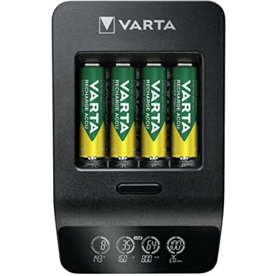 Image de VARTA Chargeur LCD Smart Charger+ 4x piles Mignon AA incl.
