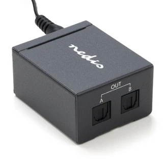 Afbeelding van Optische splitter Nedis (Toslink, SPDIF, LCPM, DTS, Automatisch)