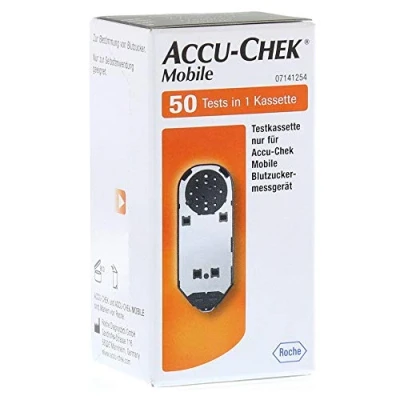 Afbeelding van Roche Diagnostics ACCU CHEK 10270545 mobiele testcassette, 50 stuks