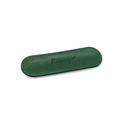 Afbeelding van Kaweco Eco fluwelen pennenetui in de kleur groen leer geschikt voor 1 pen artikelnummer 10002110