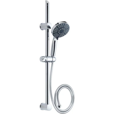Afbeelding van SCHÜTTE Adria Doucheset met Handdouche Ø 12,5 cm 5 Standen 70 Glijstang 150 Slang Chroom