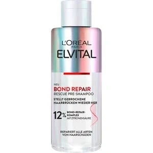 Image de L&#039;Oréal Paris Elvital Bond Repair Rescue Pre Shampoo, soin réparateur capillaire contre les dommages capillaires, réduit la casse et plus de brillance, avec complexe acide citrique 200
