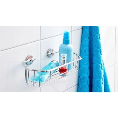 Afbeelding van tesa 40222 00000 00 baath Plus Douchebakje Lijm Chroom (glanzend)