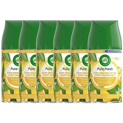 Afbeelding van Air Wick Freshmatic Luchtverfrisser Pure Fresh Verfrissende Citroenbloesem 250 ml