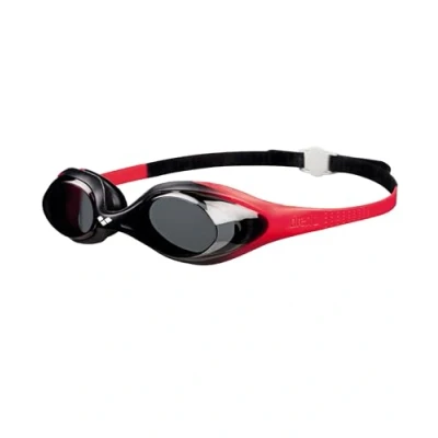 Afbeelding van arena Kinderen Unisex Training wedstrijd zwembril Spider Junior (UV bescherming, anti condens, harde glazen), rood (rood smoke zwart), één maat