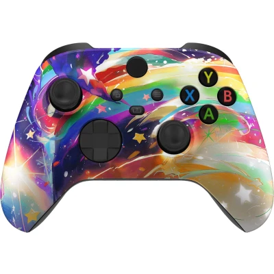 Afbeelding van Clever Gaming Xbox Draadloze Controller Rainbow Star Custom