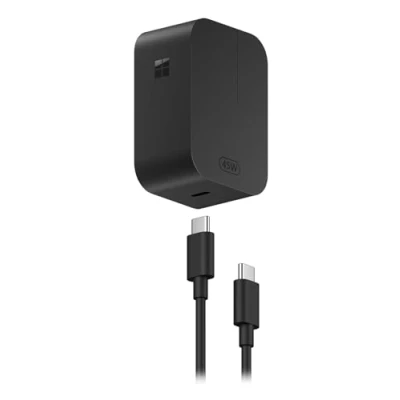 Image de Microsoft Adaptateur Secteur Usb c 45w Surface Noir (ep2 29823)