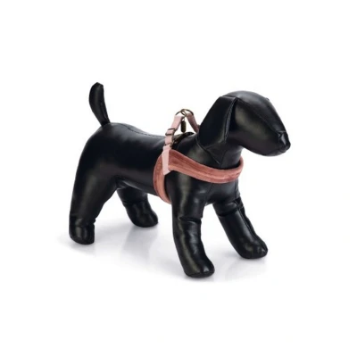 Afbeelding van Designed by Lotte Hondentuig Velura Fluweel Roze 36cm
