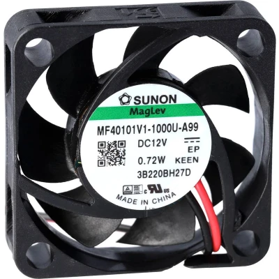 Afbeelding van Sunon EF40101B1 1000U A99 Axiaalventilator 12 V/DC 13.58 m3/h (l x b h) 10 40 mm