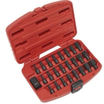 Afbeelding van SEALEY AK5612 Set schroevendraaierbits Kunststof koffer 25