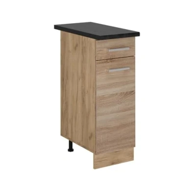 Afbeelding van Vicco Keukenonderkast R Line, Sonoma/Krachtige eik goud, 30 cm , WB Antraciet