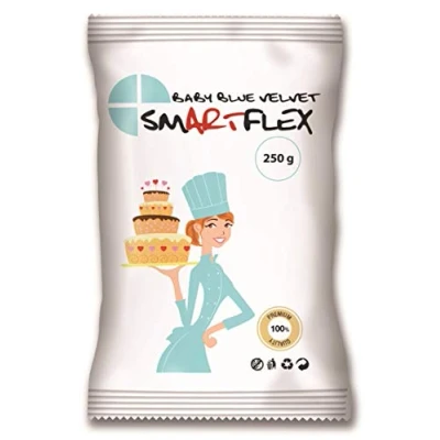 Afbeelding van SmartFlex Fondant Baby Blauw Velvet 250g