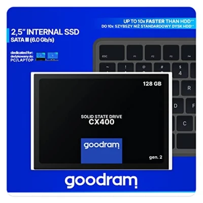 Afbeelding van Goodram CX400 gen.2 2,5&quot; 128 GB Seriële ATA III 3D TLC NAND