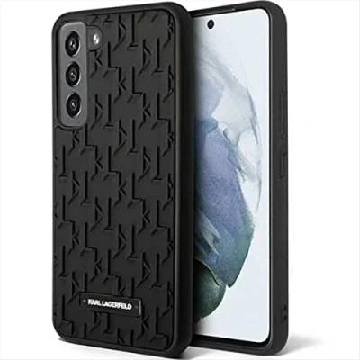 Afbeelding van Backcase hoesje geschikt voor Samsung Galaxy S23 Karl Lagerfeld Effen Zwart TPU (Zacht)