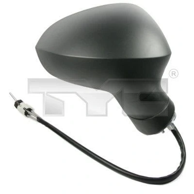 Afbeelding van Buitenspiegel Tyc 331 0060 Links Bol vormig, Instellen: kabel SEAT: Ibiza 4, 4 ST, Sportcoupe
