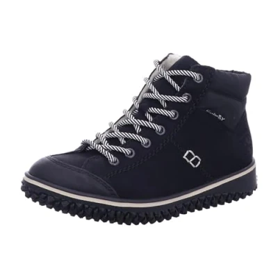 Afbeelding van Rieker Sneakers hoog, Dames, Maat: 40, Schwarz Hoogwaardig imitatieleer