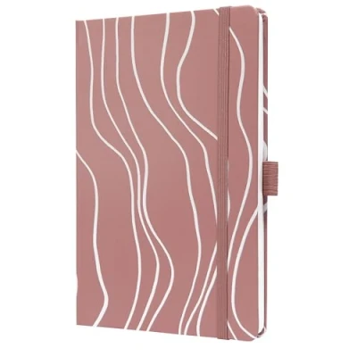Afbeelding van Weekagenda Beauty A5 2025 (NL/FR/EN/DU) rosy Meringue Hardcover