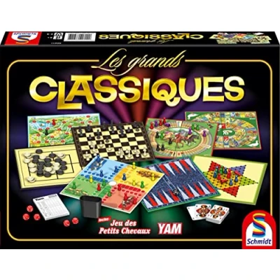 Image de Schmidt Spiele Coffret de Jeux Classiques, 88211, Colourful