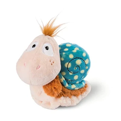 Afbeelding van NICI Pluche slak 17 cm dieren voor meisjes, jongens, baby&#039;s Zacht speelgoed om te knuffelen, spelen en slapen knuffeldier slakken schattig verjaardagscadeau