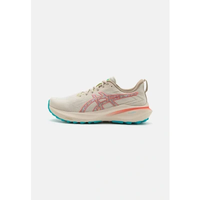 Afbeelding van Asics GT2000 13 TR Hardloopschoenen voor op de weg, Dames, Maat: 42, Nature bathing/guava Textiel/ synthetisch