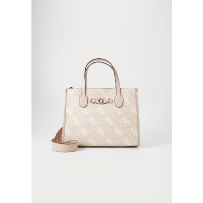 Afbeelding van Guess IZZY COMP TOTE Handtas, Dames, Maat: One Size, Sand logo