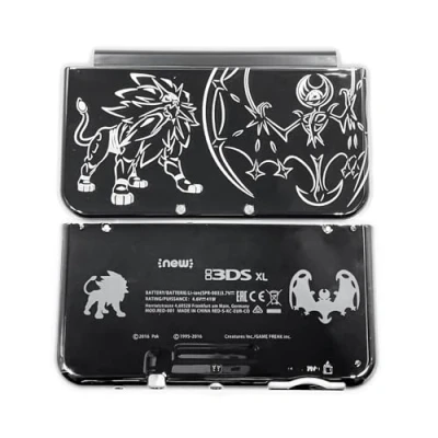 Afbeelding van New3DSXL vervangende buitenhoes zon/maan voor draagbare gameconsoles 3DS 3DSXL New3DS XL LL Limited Edition PKM Gezichtsplaat Accessoires