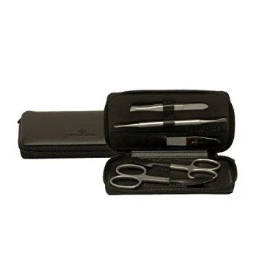 Afbeelding van Windrose manicure etui zwart