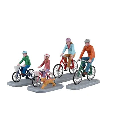 Afbeelding van Family Bike Ride Set Of 4 LEMAX