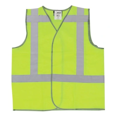 Afbeelding van M Wear veiligheidsvest / verkeersvest RWS geel maat XL/XXL