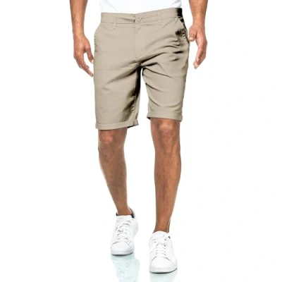 Afbeelding van Smith &amp; Solo Korte chinoshorts voor heren, katoen, zomer, bermuda, hardloopshorts kaki bruin, M