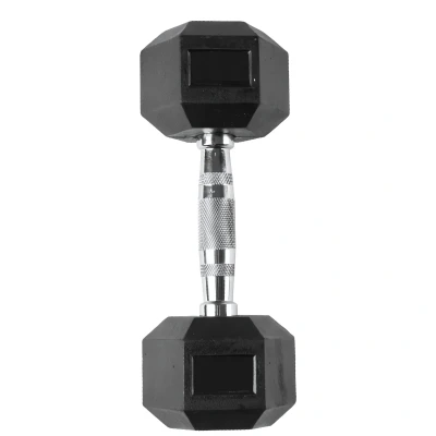 Afbeelding van Toorx Fitness MEG Hexagon Dumbbell per stuk Zwart Rubber