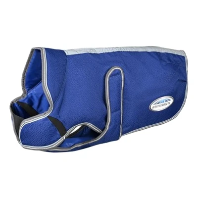 Afbeelding van Weatherbeeta Hondenjas Comfitec Premier Free Parka Deluxe Medium 1200D 220g Blauw 30cm