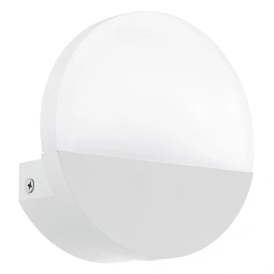 Afbeelding van EGLO Metrass 1 Wandlamp Lichts Wit Gesatineerd