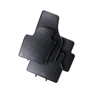 Afbeelding van Rubberen vloermatten voor VW Tiguan vanaf 2007 3/2016 met clips