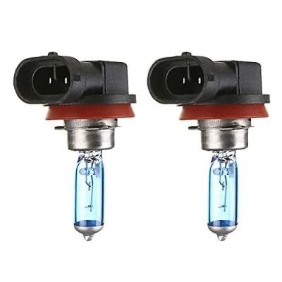 Afbeelding van Mintice 2 x autovoertuig, helder, H11, 100 W, 6000 K, xenon, gas, halogeen, projectorlamp, vervanging wit