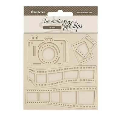 Afbeelding van Stamperia Dewdrops SCB247 decoratief papier, bruin, 14 x 0,1 cm