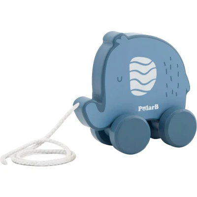 Afbeelding van PolarB Olifant Houten Trekfiguur 44004