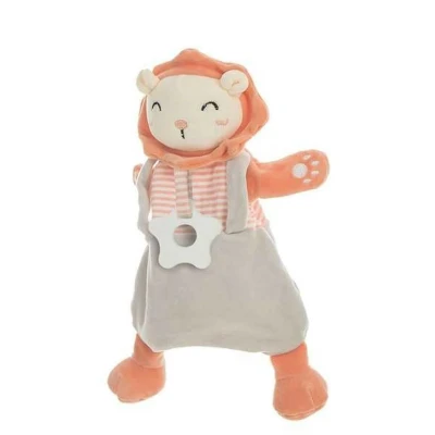 Afbeelding van Pluchen Marionet Tether Rammelaar Leeuw 35 cm