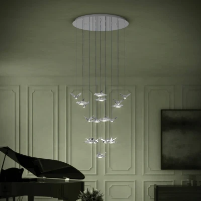 Afbeelding van Eglo Paratebueno 1 Hanglamp Chroom 390402