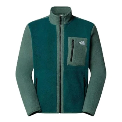 Afbeelding van The North Face Yumiori FULL ZIP Fleecejas, Heren, Maat: XL, Deep nori/duck green/black